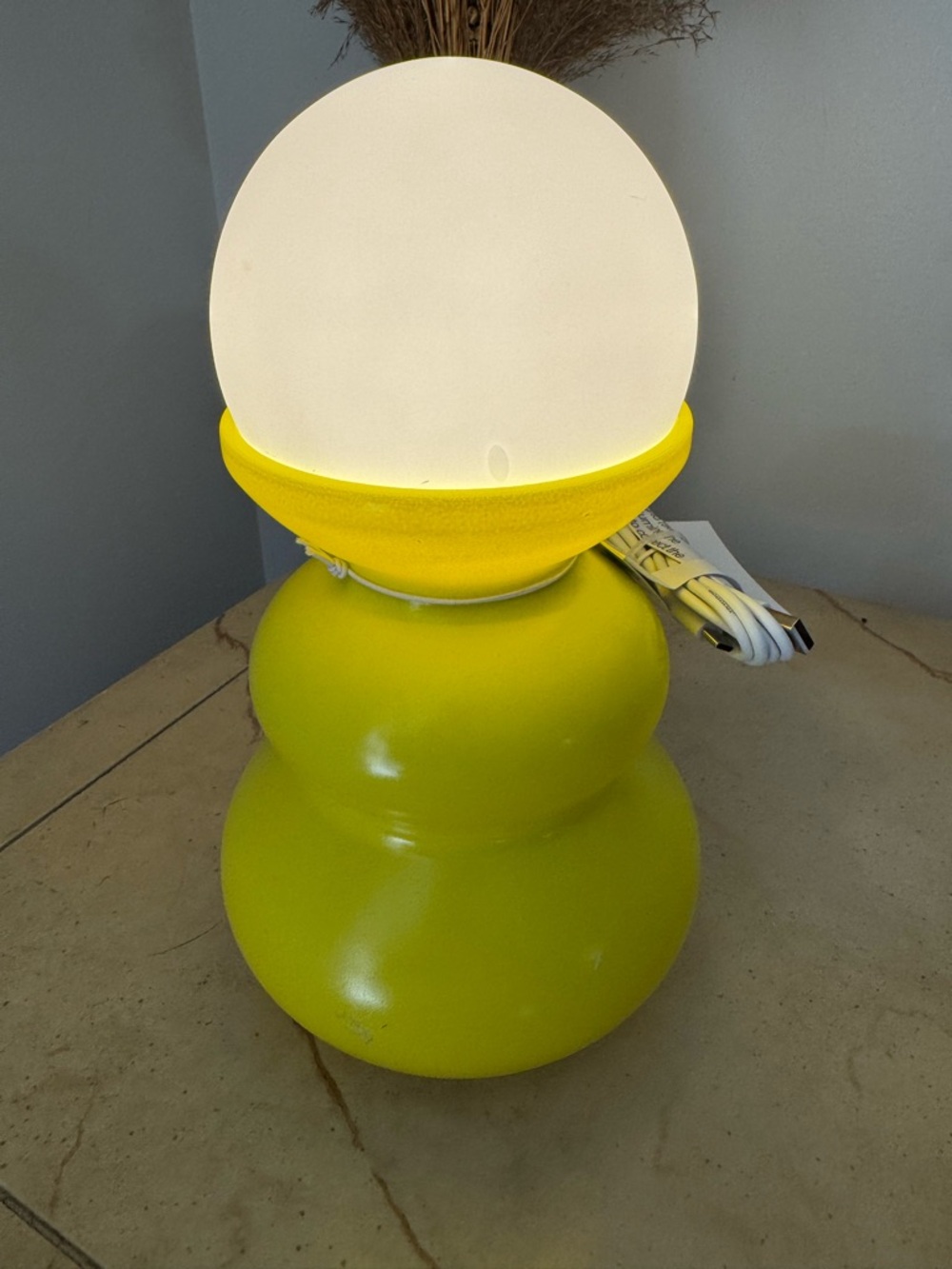 ROOM ESSENTIALS RECHARGEABLE 10” MOON GLOBE LAMP NEW